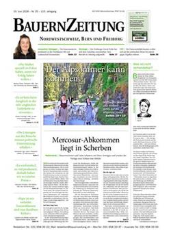 BauernZeitung Nordwestschweiz Cover