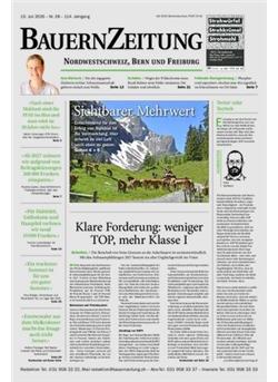 BauernZeitung Nordwestschweiz Cover