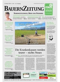 BauernZeitung Nordwestschweiz Cover