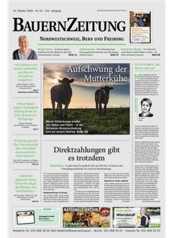 BauernZeitung Nordwestschweiz Cover