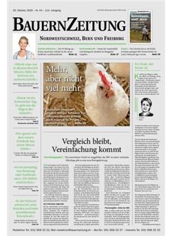 BauernZeitung Nordwestschweiz Cover