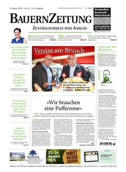 BauernZeitung Zentralschweiz Cover