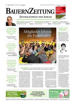 BauernZeitung Zentralschweiz Cover
