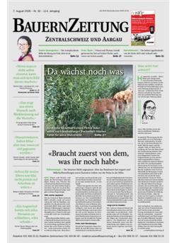 BauernZeitung Zentralschweiz Cover