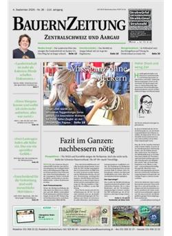 BauernZeitung Zentralschweiz Cover