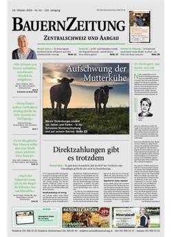 BauernZeitung Zentralschweiz Cover