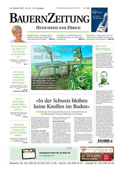 BauernZeitung Ostschweiz Cover