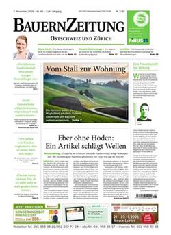 BauernZeitung Ostschweiz Cover