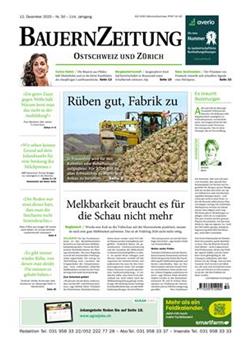 BauernZeitung Ostschweiz Cover