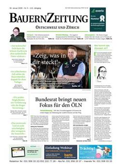BauernZeitung Ostschweiz Cover