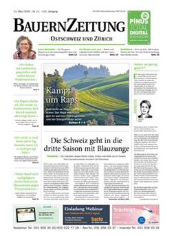 BauernZeitung Ostschweiz Cover
