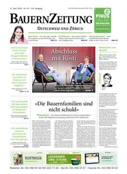 BauernZeitung Ostschweiz Cover