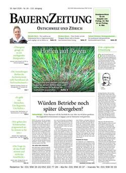 BauernZeitung Ostschweiz Cover