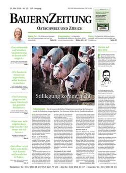 BauernZeitung Ostschweiz Cover