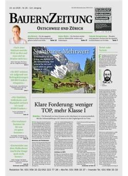 BauernZeitung Ostschweiz Cover