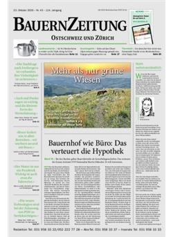 BauernZeitung Ostschweiz Cover
