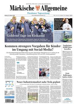 Märkische Allgemeine E-Paper Cover