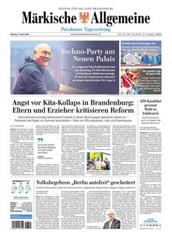 Märkische Allgemeine Cover
