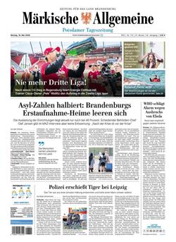 Märkische Allgemeine E-Paper Cover
