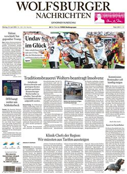 Wolfsburger Nachrichten E-Paper Cover