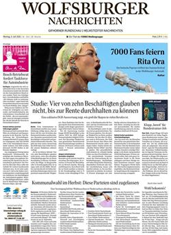Wolfsburger Nachrichten E-Paper Cover