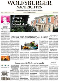 Wolfsburger Nachrichten E-Paper Cover