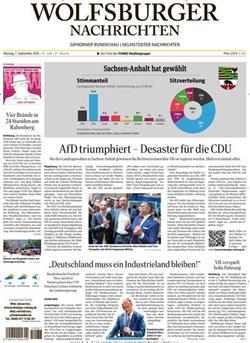 Wolfsburger Nachrichten E-Paper Cover