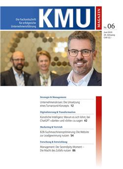 KMU-Magazin Cover