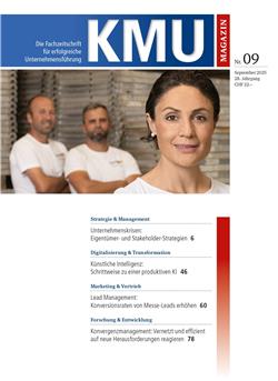 KMU-Magazin Cover