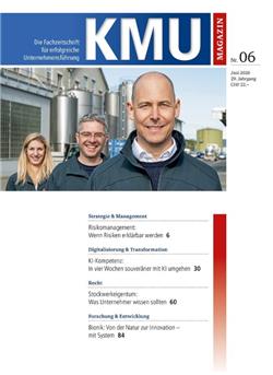 KMU-Magazin Cover