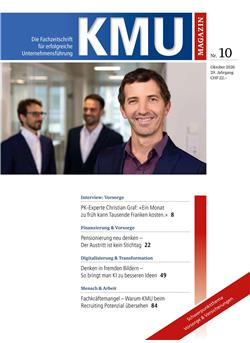 KMU-Magazin Cover