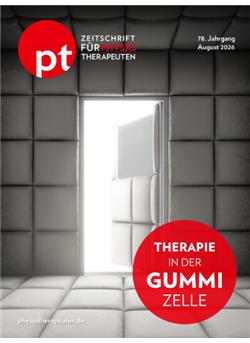 pt Zeitschrift für Physiotherapeuten Cover