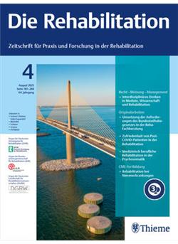 Die Rehabilitation Cover