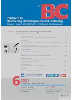 BC Zeitschrift für Bilanzierung Cover