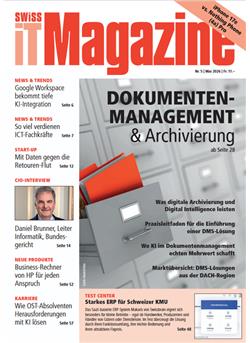 Swiss IT Magazin Cover