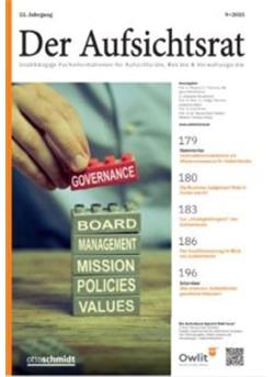 Der Aufsichtsrat Cover