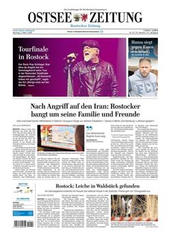 Ostsee Zeitung Cover