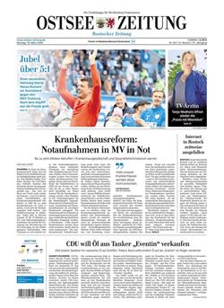 Ostsee Zeitung Cover