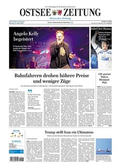 Ostsee Zeitung E-Paper Cover