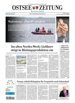 Ostsee Zeitung Cover