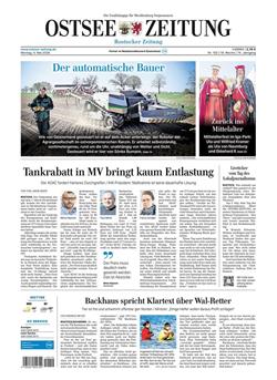 Ostsee Zeitung Cover