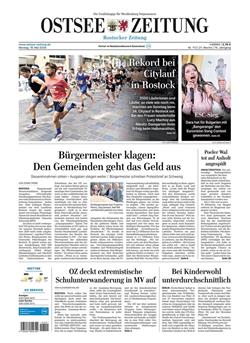 Ostsee Zeitung E-Paper Cover