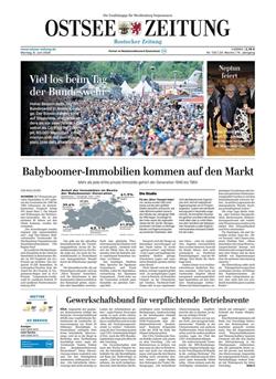 Ostsee Zeitung E-Paper Cover