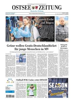 Ostsee Zeitung Cover