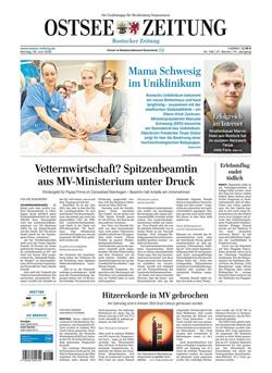 Ostsee Zeitung Cover