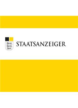 Staatsanzeiger + Landesausschreibungsblatt Cover