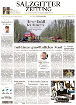 Salzgitter Zeitung E-Paper Cover