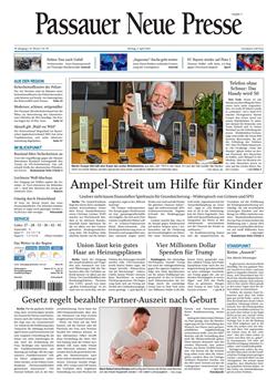 Passauer Neue Presse - PNP Cover