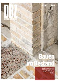 DBZ Deutsche Bauzeitschrift Cover