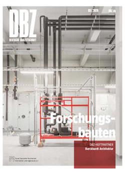 Deutsche Bauzeitschrift - DBZ Cover